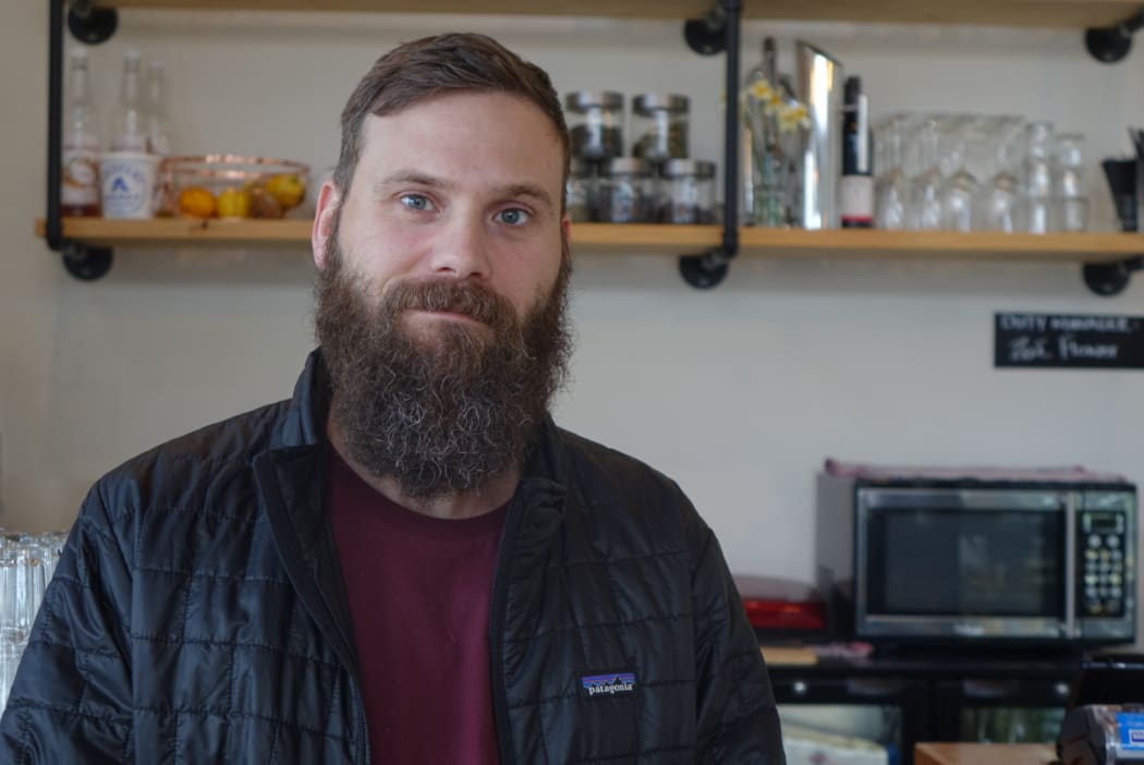 Matthieu Cotteret, co-owner of the Emmalou cafe in New Plymouth, expects the French to lift for their match against the All Blacks on Sunday 18 October.