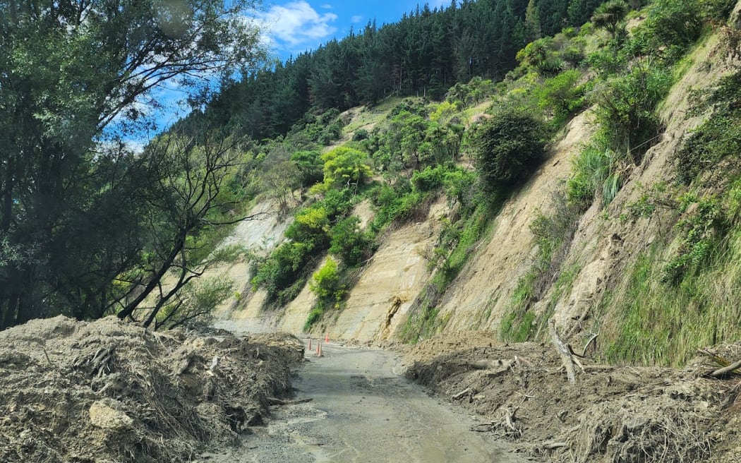 A number of landslides caused by Cyclone Gabrielle closed State Highway 2 between Napier and Wairoa for weeks.