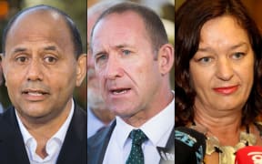 Willie Jackson, Andrew Little and Sue Moroney