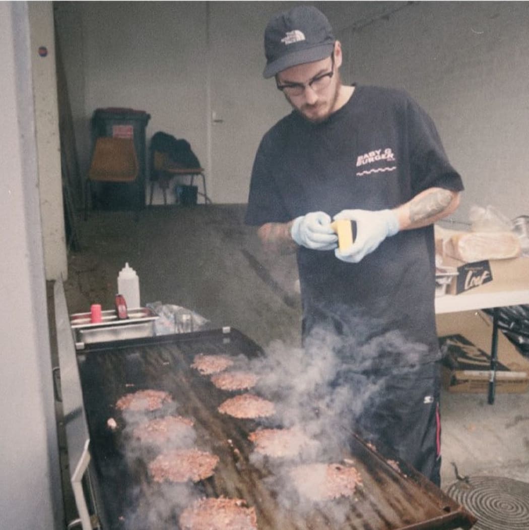 Cam Blanchard sold out his American-style smashed burgers within one hour of opening his first ever pop up in Henderson.