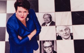 New Zealand's first woman Prime Minister Jenny Shipley, Parliament, December 1997