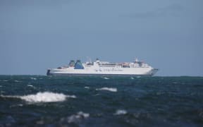 Aratere Interislander Ferry leaving Wellington.