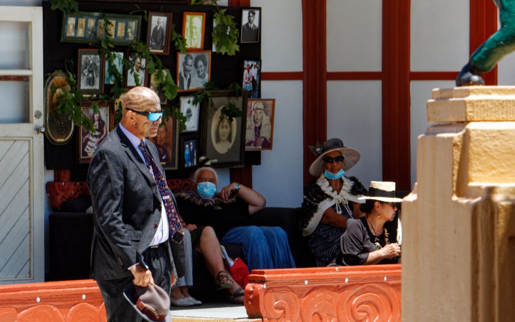 Te Whakatōhea initialling the deed of settlement in 2021.