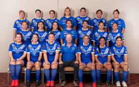 The 2019 Fetu Samoa team to play the Kiwi Ferns in Auckland.