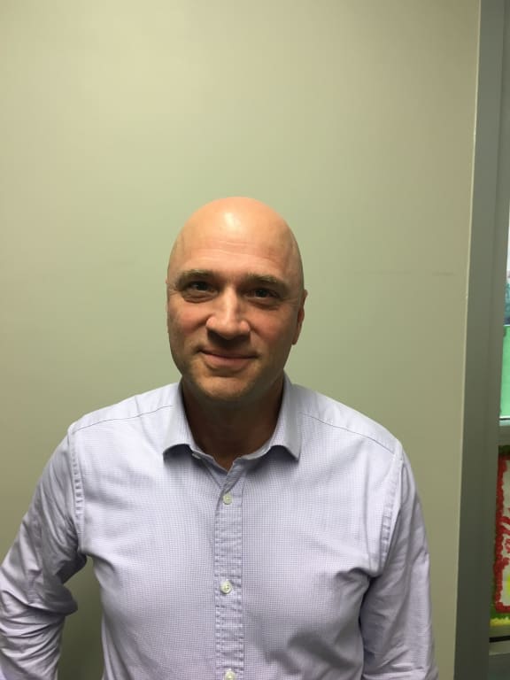 Steven Lucas, a visiting paediatrician and researcher from Uppsala University Children's Hospital in Sweden