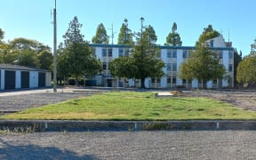 The western side of the Ashburton Council's former civic admin building.