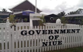 220414. Photo RNZ. Niue, Niue Government House, Alofi, fale fono