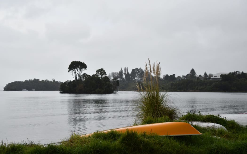 Lake Tarawera near Rotorua.