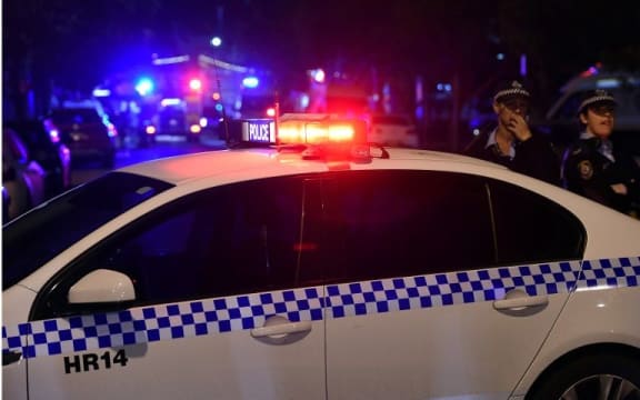Police car and officers in Australia