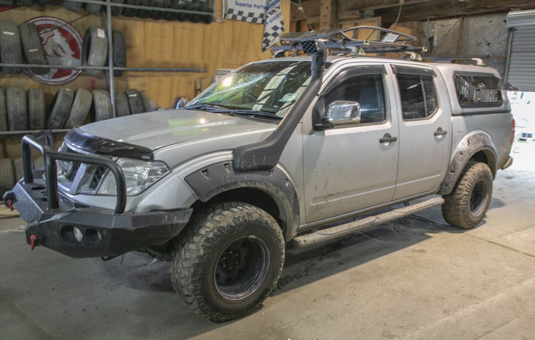 Police say this silver Nissan Navara is a vehicle of interest in the homocide inquiry into Maraea Smith's death.