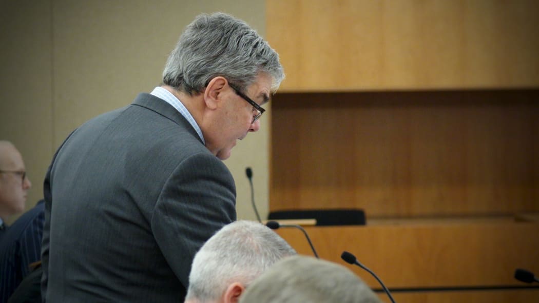 Defence lawyer Grant Illingworth in court.