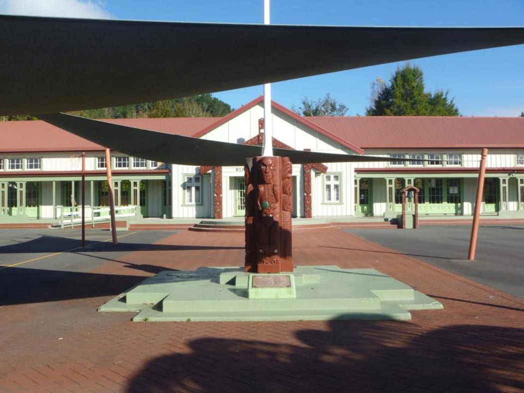 Whakarewarewa school today.