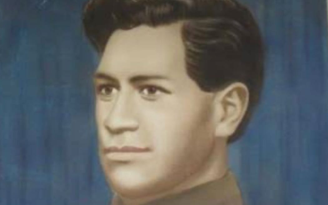 Private Richard Heperi, the great-great grandfather of All Black Tamaiti Williams.