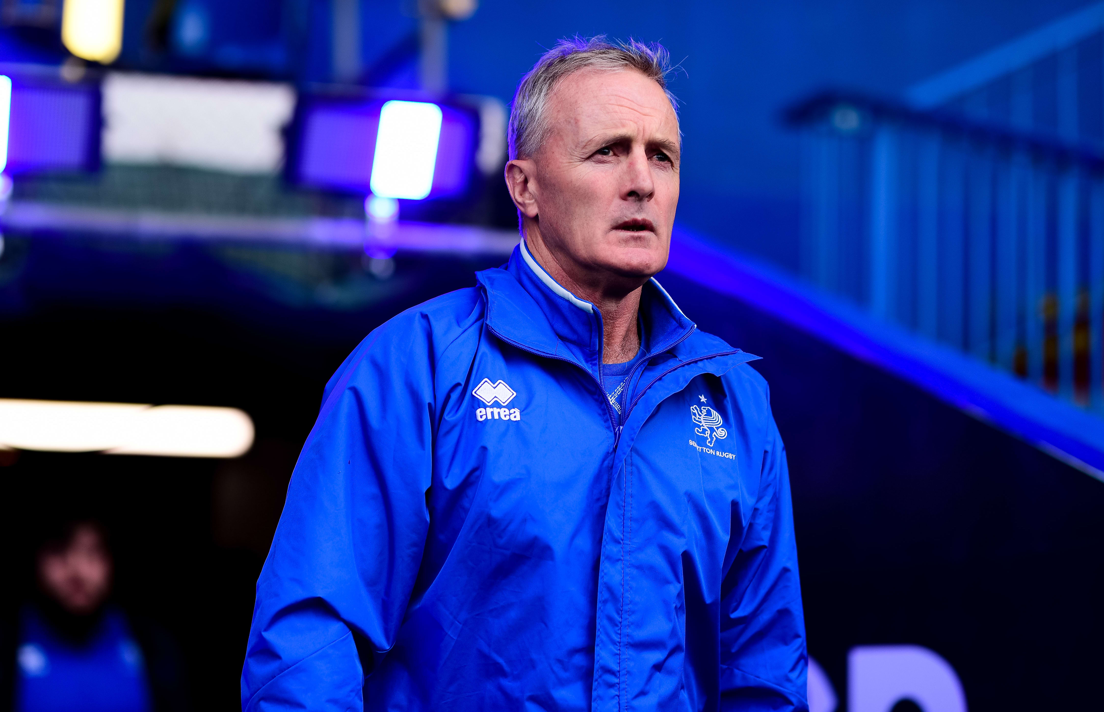 Kieran Crowley, head coach of Italy's Benetton Rugby team.