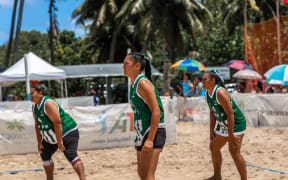 Beach volleyball is the latest of 25 games to feature at this year's Cook Island Games.