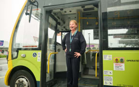 Bus driver Paulette.