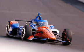 Scott Dixon during 2023 Indianapolis 500 qualifying.