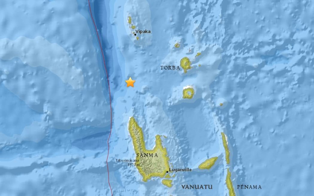 6.9 Earthquake off Vanuatu's north at 2016-04-06 06:58:46.3 UTC