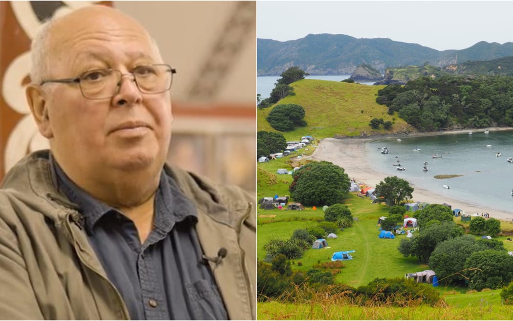 Left: AUT professor Regan Potangaroa; right: A Bay of Islands campsite
