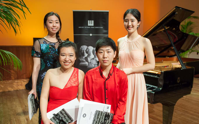 From left: Modi Deng, Siyu Sun, Lixin Zhang, Marianna Kang