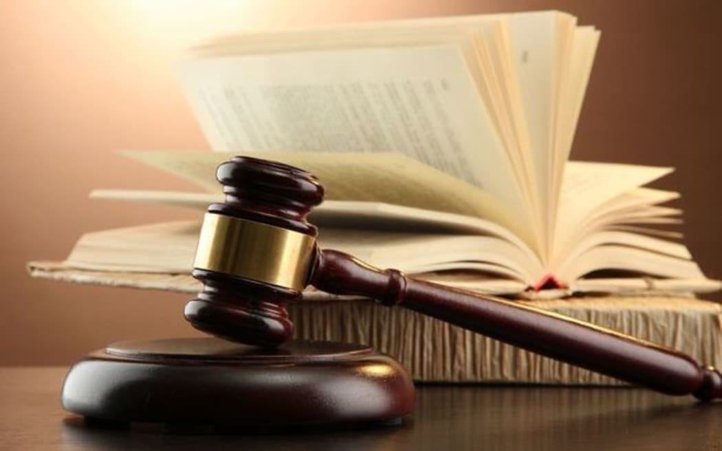 gavel and law book
