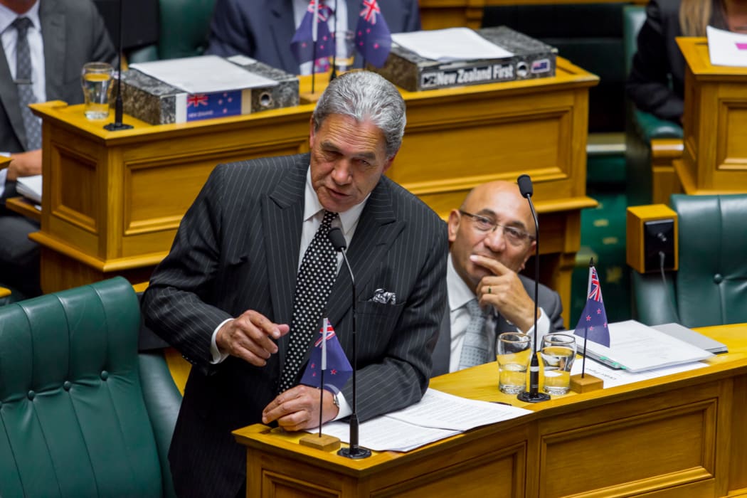 New Zealand First leader Winston Peters.