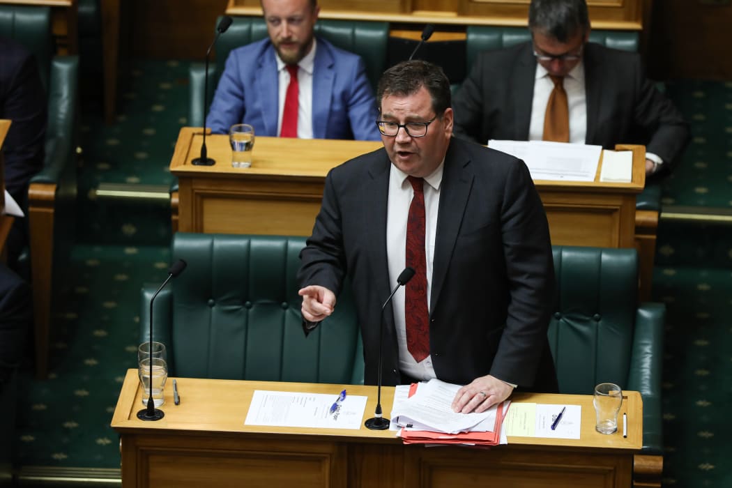 Minister of Finance Grant Robertson answers questions during the first Question Time of the 53rd Parliament