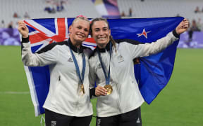 New Zealand v Canada, Rugby Sevens - Women’s gold medal match, Paris Olympics at Stade de France, Paris, France on Thursday 30 July 2024. 
Photo credit: Iain McGregor / www.photosport.nz