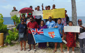 Dozens of Fijians who live in Majuro turned out to welcome the incoming nurses, educators and pilots