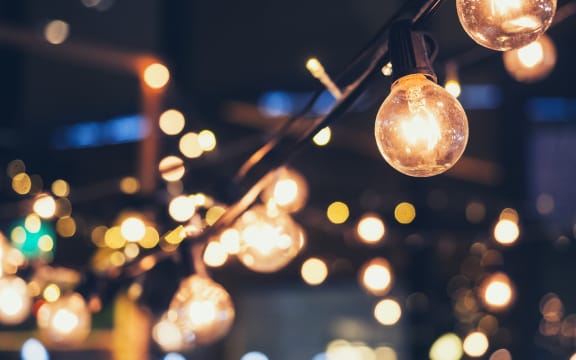 Lights decoration Event Festival outdoor Holiday blur background