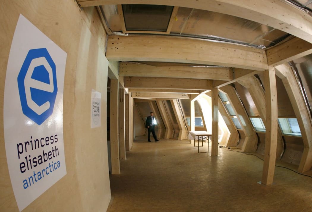 20070905 - BRUSSELS, BELGIUM: Illustration picture of the interior of the Princess Elisabeth Antarctic Station, in Brussels, Wednesday 05 September 2007.