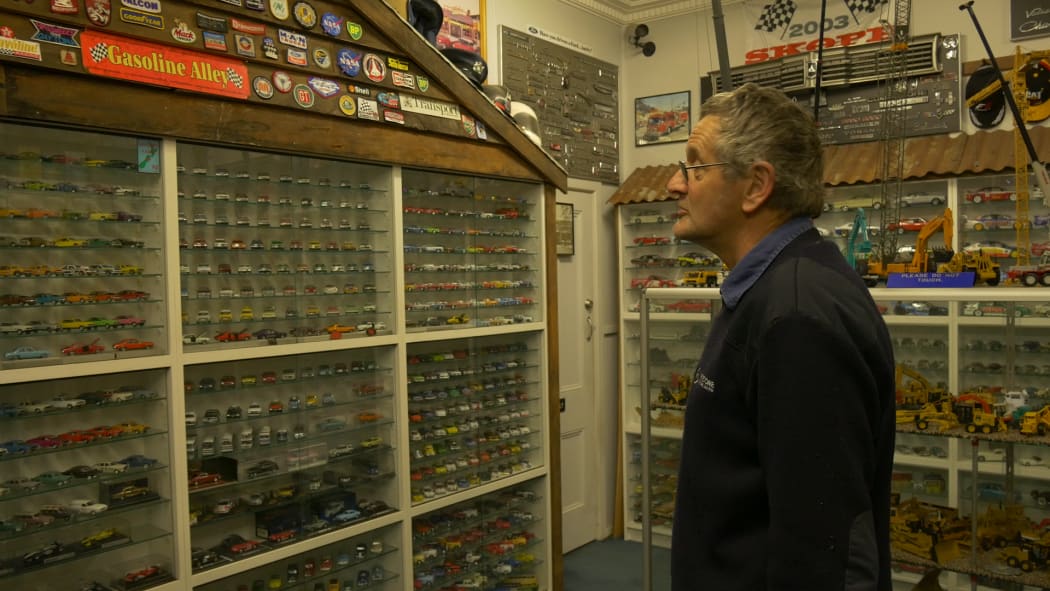 Trevor Joyce runs a collectable model car museum on Waimate's main street.