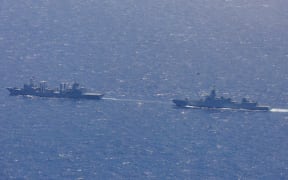 The Chinese naval task group has moved west into the Great Australian Bight.