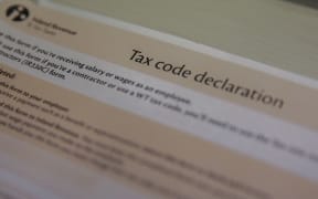 Inland Revenue Tax declaration form.