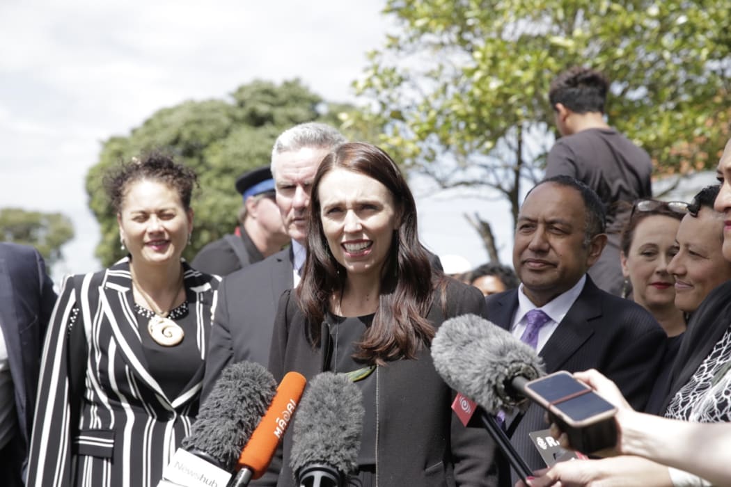 Prime Minister Jacinda Ardern at Rātana