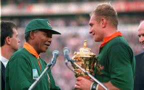 Nelson Mandela and Francois Pienaar