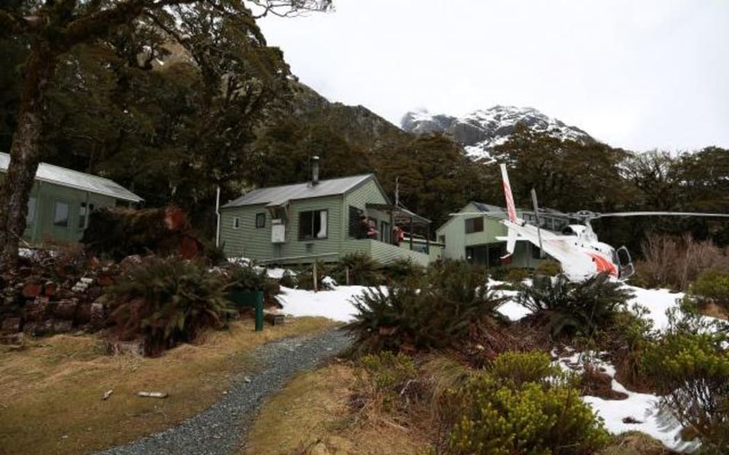 The exterior of the warden's hut which the Czech woman stayed.