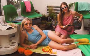 Gussie Larkin and Lily Paris-West of Mermaidens.