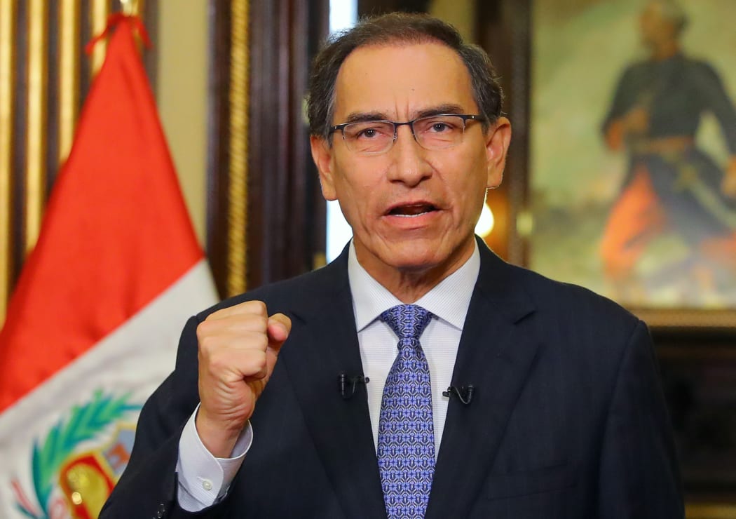 Peruvian President Martin Vizcarra.