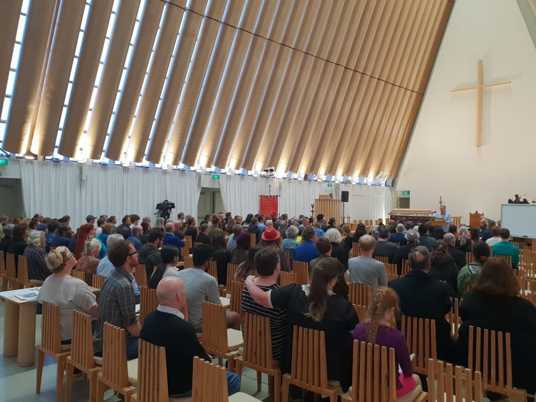 About 200 people from around Christchurch gathered to talk about how they can look ahead to the future.