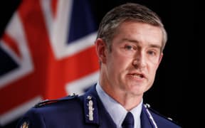 03092021 PHOTO: ROBERT KITCHIN/STUFF
L-R: 
Prime Minister Jacinda Ardern and Police Commissioner Andrew Coster hold a press conference with the details of the Auckland supermarket terror attack in the Beehive Theatrette on Friday evening.