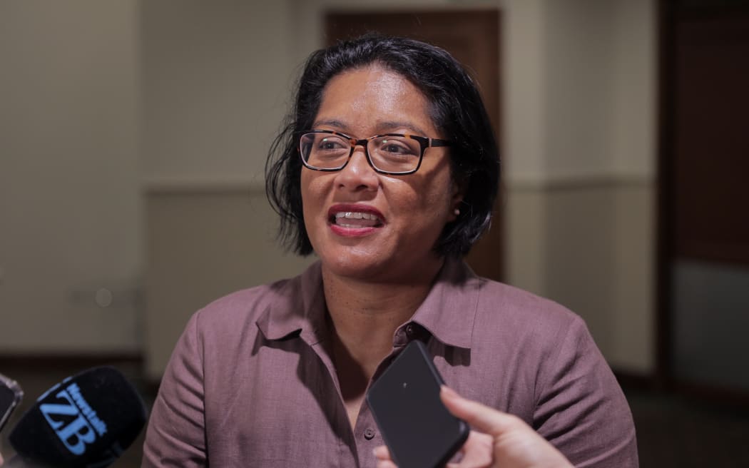 Barbara Edmonds at the Labour MPs' caucus retreat, Palmerston North, 23 January 2025.