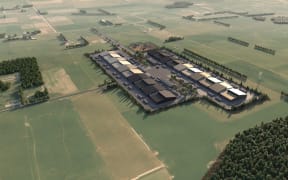 An early artist impression of Datagrid's data centre in Makarewa, north of Invercargill.