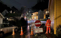 Work has begun on a Wellington Water project to refresh the nearly 100-year-old wastewater pipes in the tight house-lined gully.