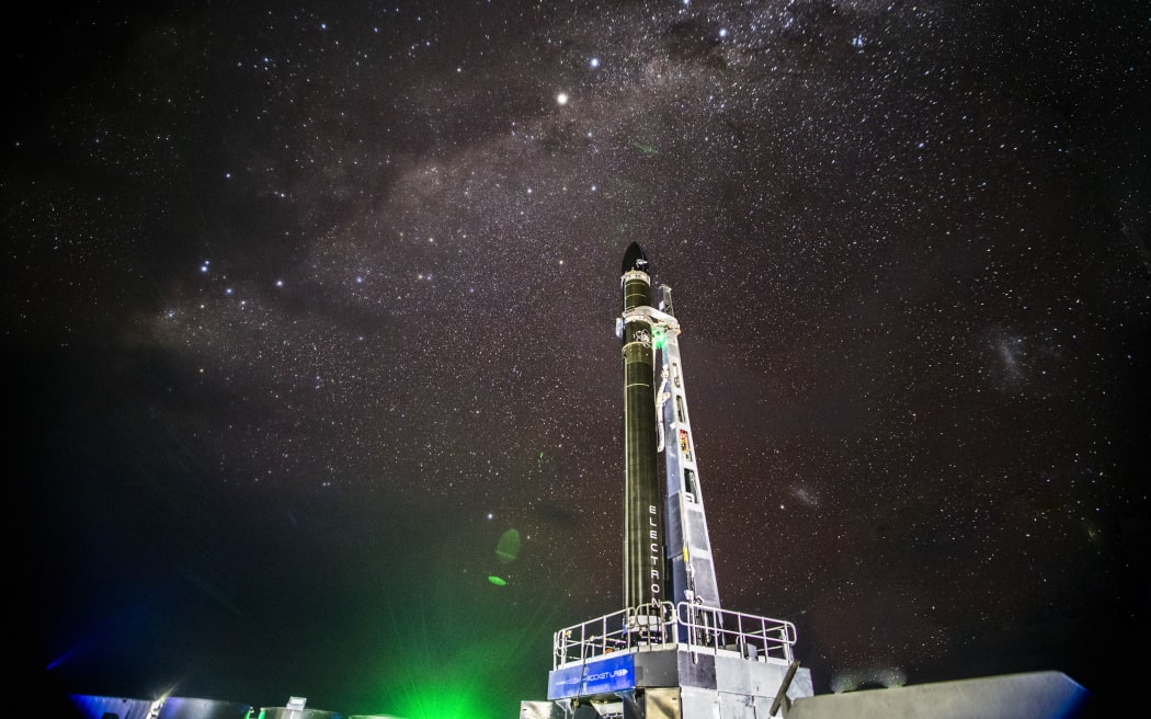 This June 16, 2018 photo courtesy of Rocket Lab shows the launch site for an Electron rocket at Rocket Lab in Mahia, New Zealand.