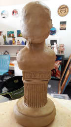 Kanye West sculpture