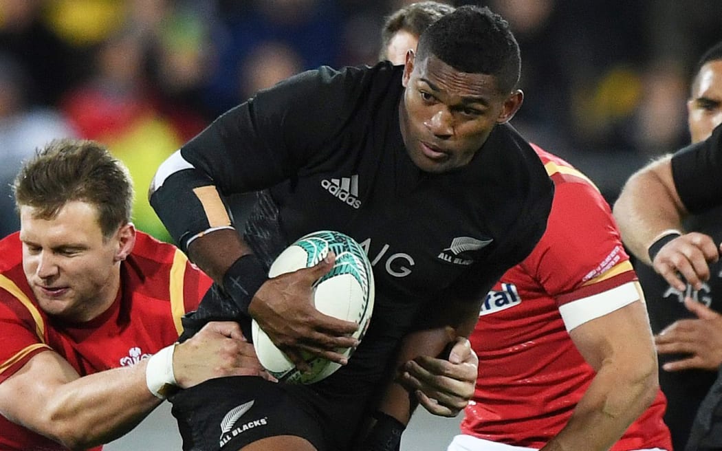 Waisake Naholo in action for the All Blacks