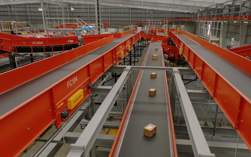 Inside NZ Post's new processing centre in South Auckland.