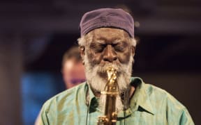 Pharoah Sanders performs at the 2018 Copenhagen Jazz Festival.