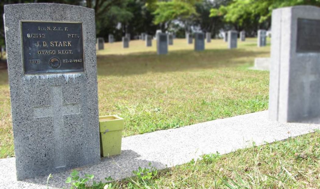 Tombstone for JD Stark.